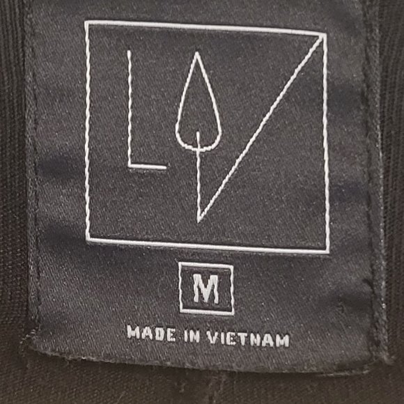 Lime & Vine Black Dolman Long Sleeve tunic blouse Sz: M - Picture 3 of 6